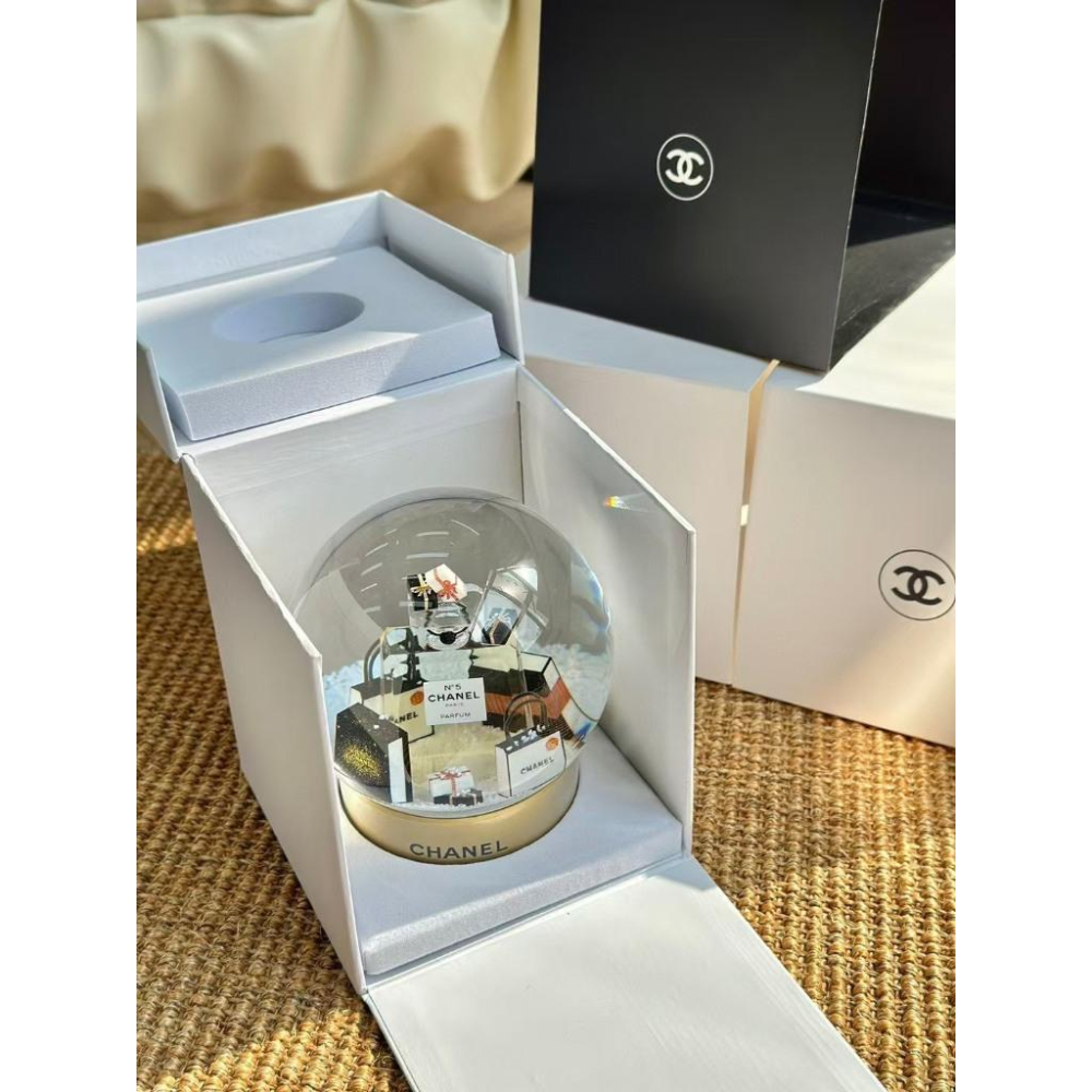 【LUNA-K】CHANEL 香奈兒NO 5.香水禮盒雪花水晶球。S50426-細節圖3