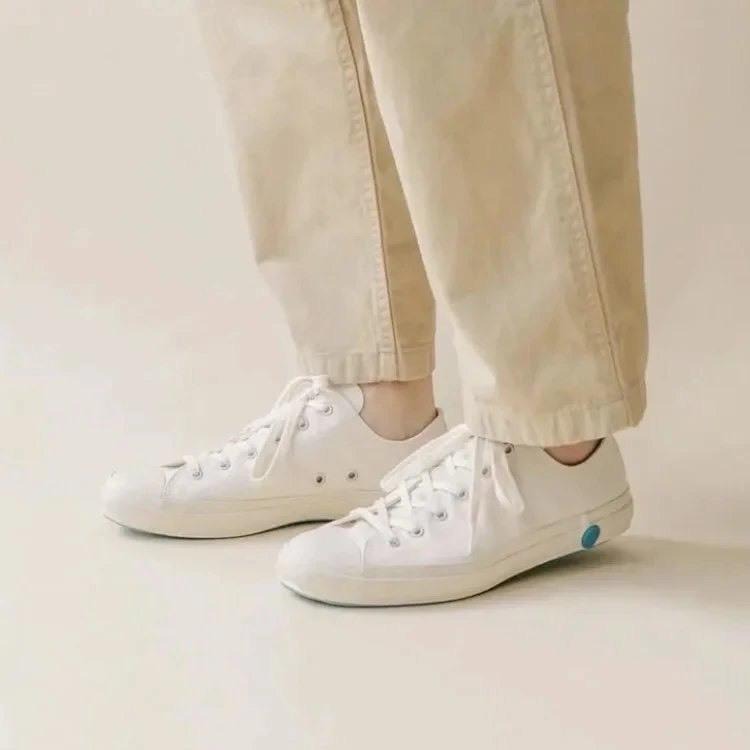 【LUNA-K】日本Shoes Like Pottery 帆布鞋 小白鞋 柔軟防滑透氣＊EU 36~40。A50402-細節圖3