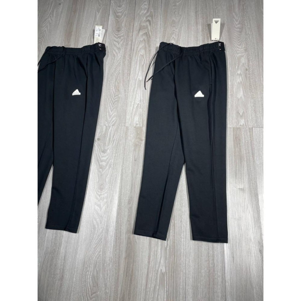 【LUNA-K】adidas 25新款空氣棉立體壓膠LOGO運動長褲 黑色＊M-2XL。D51002-細節圖4