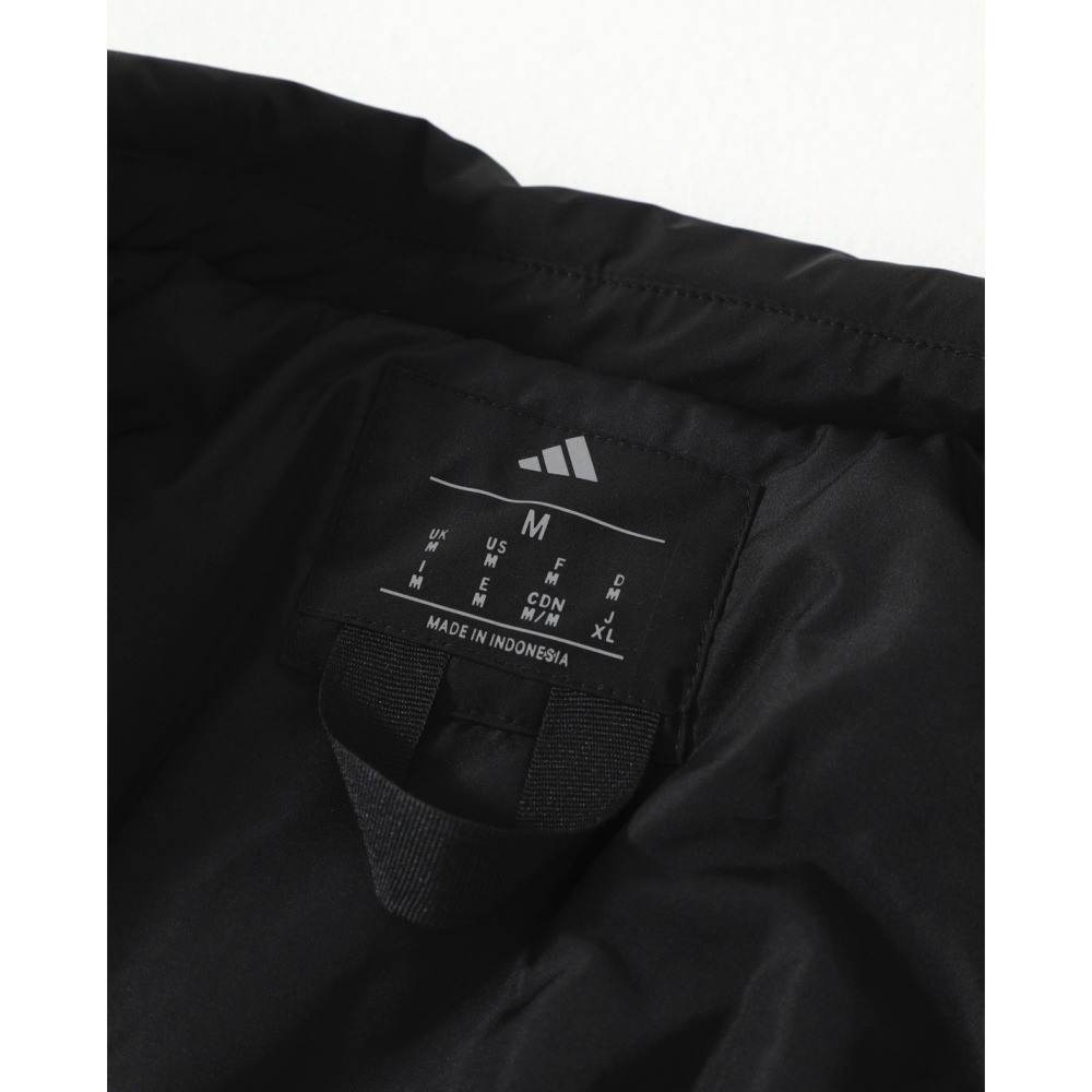 【LUNA-K】adidas x MERCEDES-AMG 聯名款輕羽絨拉鍊夾克外套 黑色＊S-XL。C51132-細節圖5