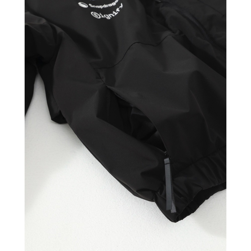 【LUNA-K】adidas x MERCEDES-AMG 聯名款輕羽絨拉鍊夾克外套 黑色＊S-XL。C51132-細節圖11