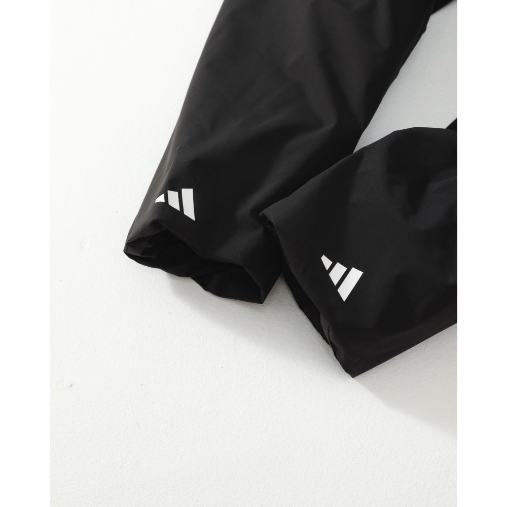 【最後一件】adidas x MERCEDES-AMG 聯名款輕羽絨拉鍊夾克外套 黑色＊S號。C51132-細節圖9