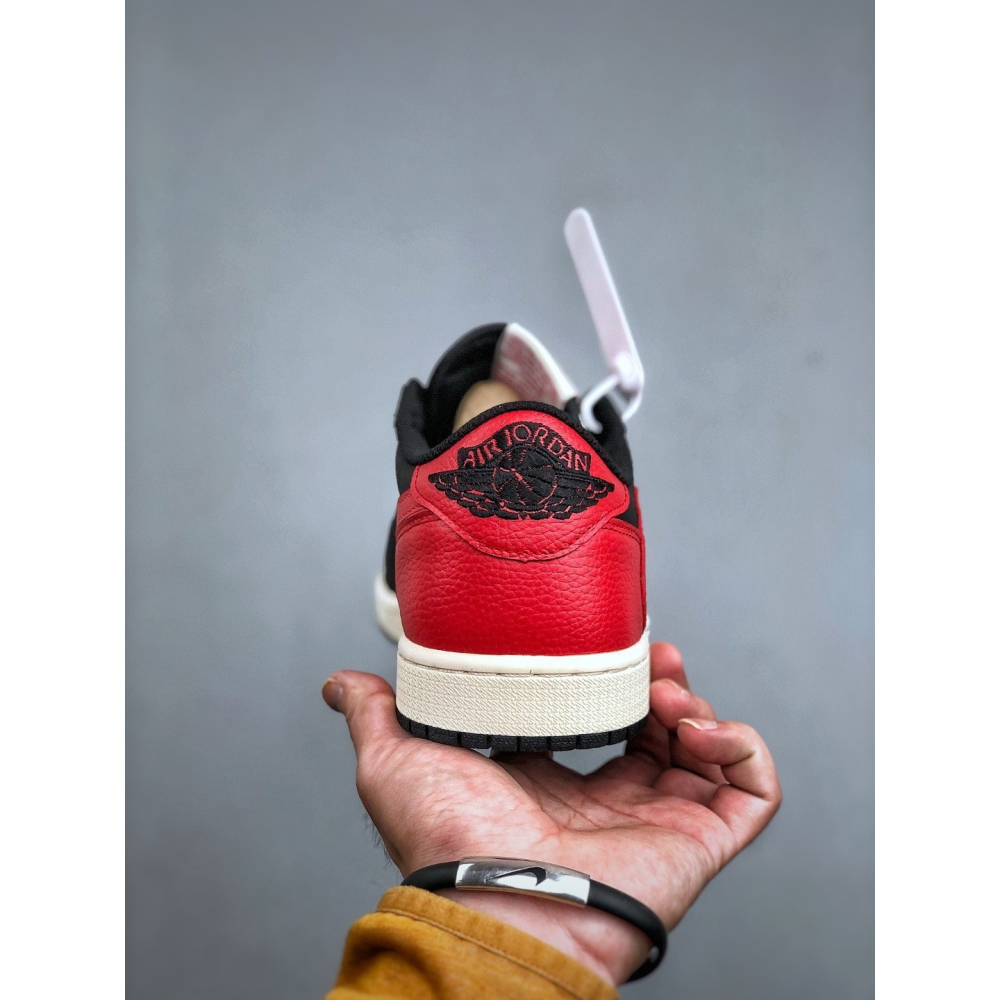 【LUNA-K】Air Jordan x Travis Scott 黑紅運動滑板鞋＊US 5.5~12.5。A51109-細節圖7