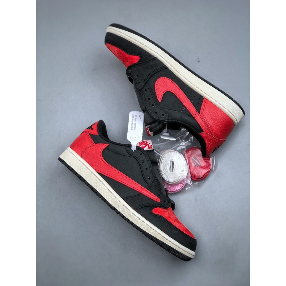 【LUNA-K】Air Jordan x Travis Scott 黑紅運動滑板鞋＊US 5.5~12.5。A51109-細節圖9