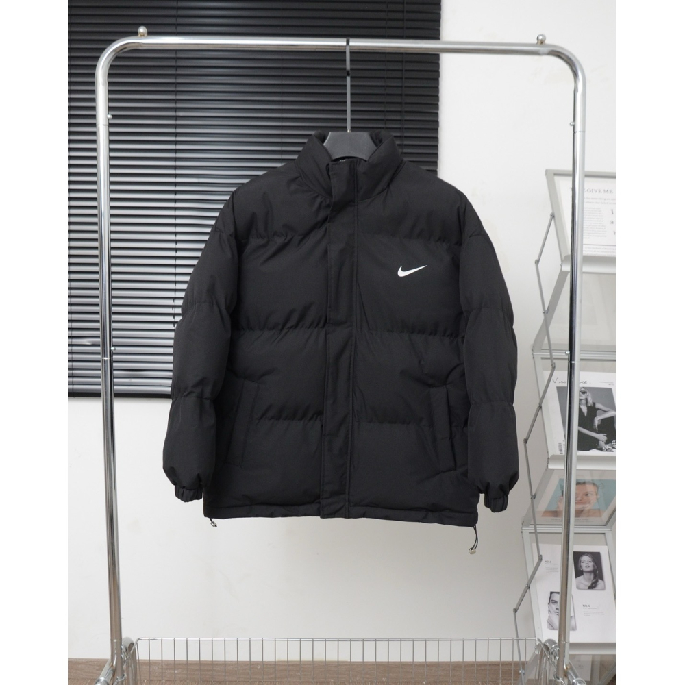 【LUNA-K】Nike 經典款冬季防風防水羽絨棉服外套 黑色＊M-3XL。C51136-細節圖4