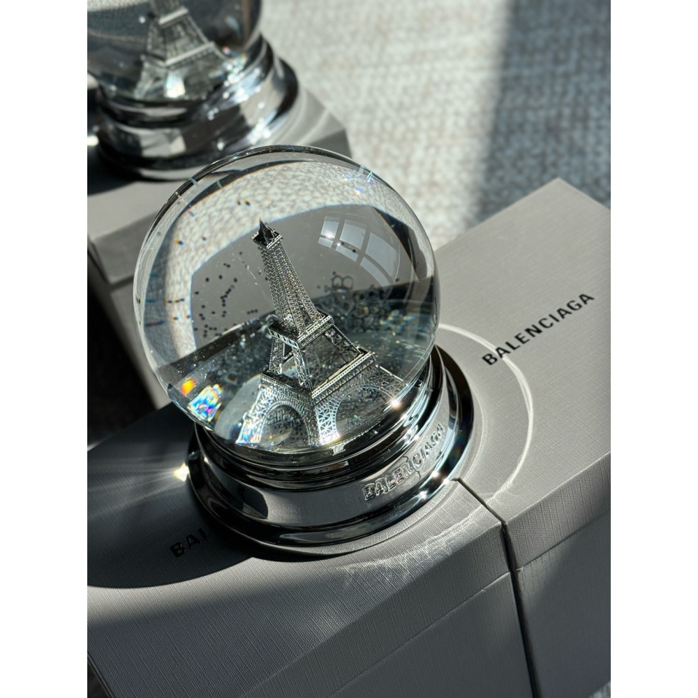 【LUNA-K】BALENCIAGA 巴黎世家 26年新款艾菲爾鐵塔聖誕水晶球。S51106-細節圖6