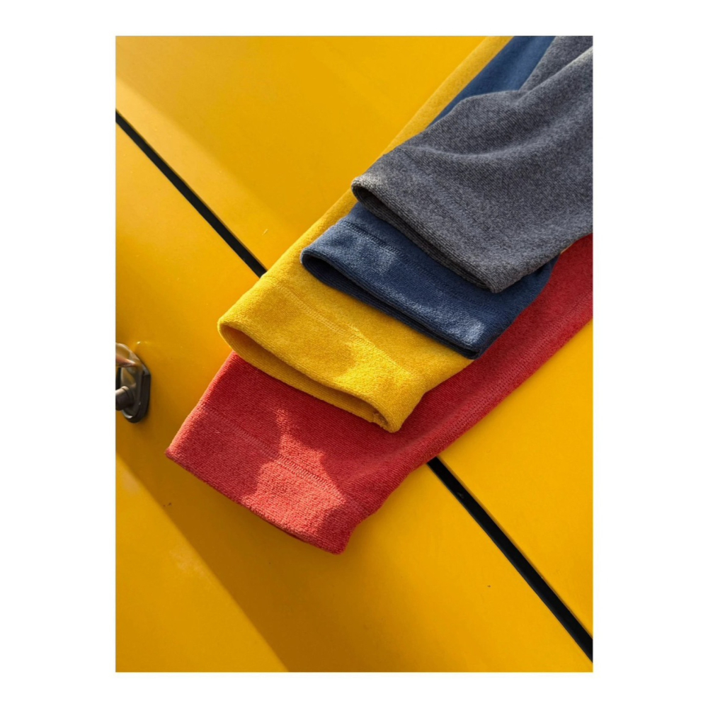 【LUNA-K】Mont-bell 半拉鍊套頭保暖抓絨衣 黃色 灰色 藏青 橘紅＊S-XL。C51202-細節圖10