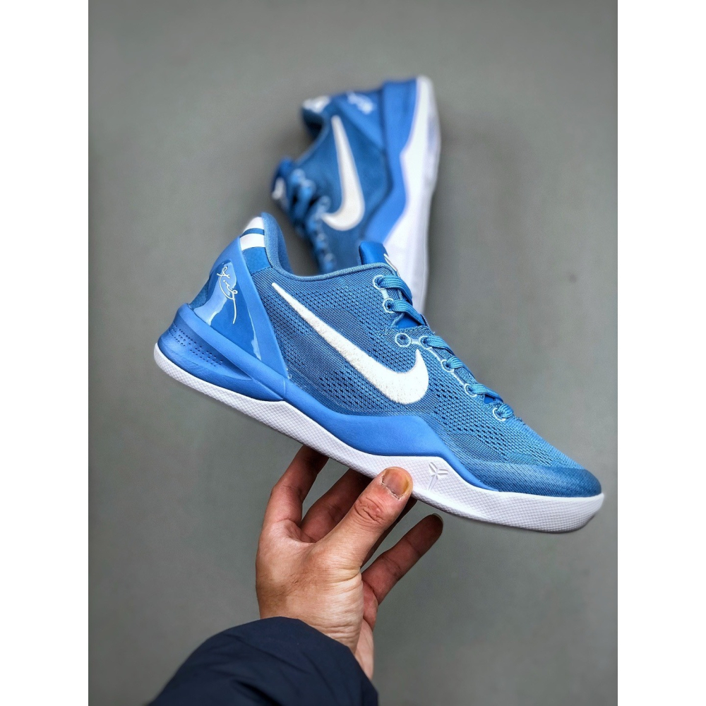 【LUNA-K】Nike Zoom Kobe 8 Vlll System 藍白色籃球鞋＊US 6.5~13。A51203-細節圖4