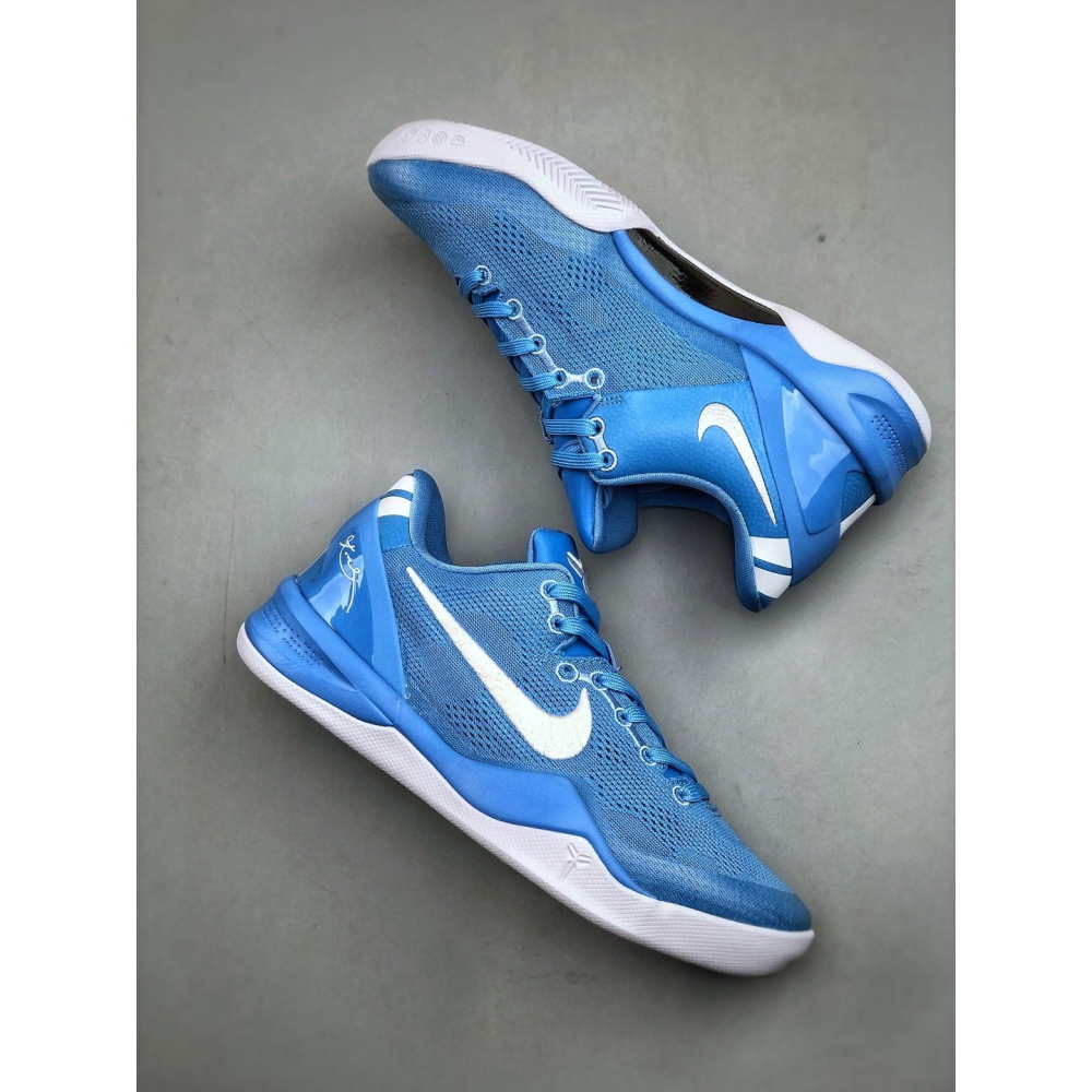 【LUNA-K】Nike Zoom Kobe 8 Vlll System 藍白色籃球鞋＊US 6.5~13。A51203-細節圖9