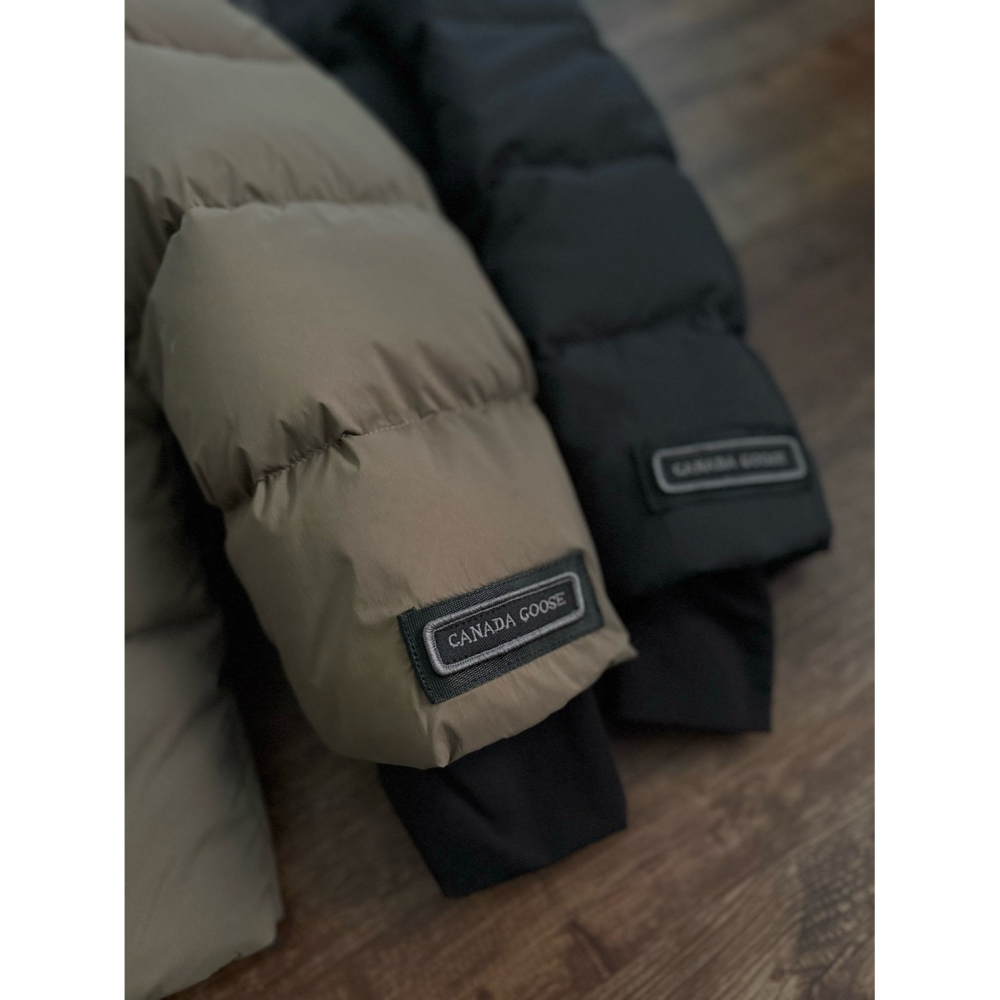 【LUNA-K】Canada Goose 大鵝90鵝絨雙層防風防水羽絨外套 黑色 棕色色＊XS-2XL。C51206-細節圖3