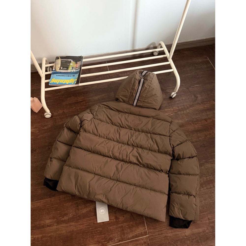 【LUNA-K】Canada Goose 大鵝90鵝絨雙層防風防水羽絨外套 黑色 棕色色＊XS-2XL。C51206-細節圖5