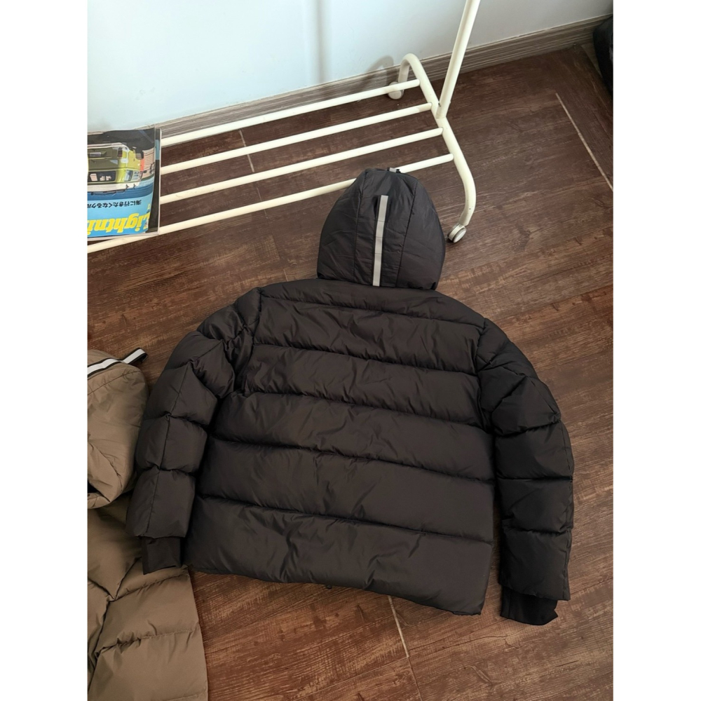 【LUNA-K】Canada Goose 大鵝90鵝絨雙層防風防水羽絨外套 黑色 棕色色＊XS-2XL。C51206-細節圖7