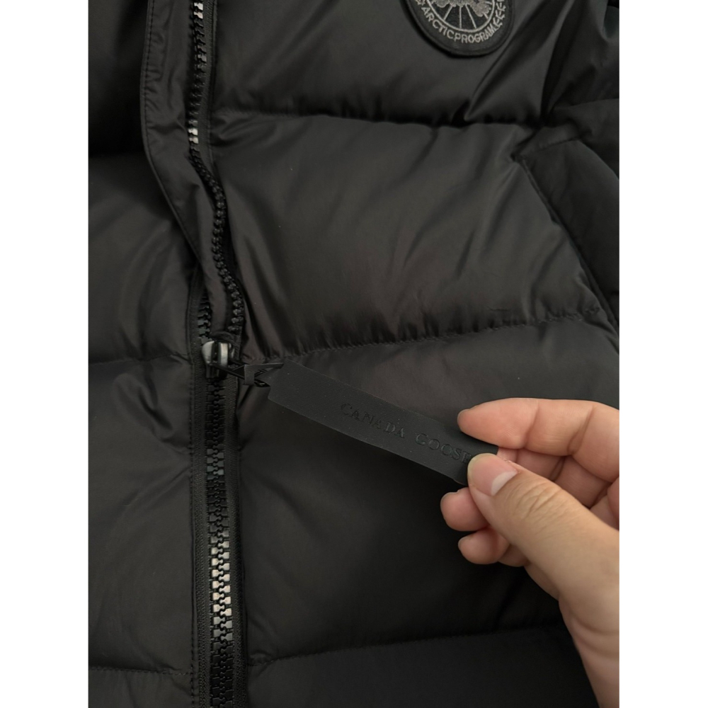 【LUNA-K】Canada Goose 大鵝90鵝絨雙層防風防水羽絨外套 黑色 棕色色＊XS-2XL。C51206-細節圖8