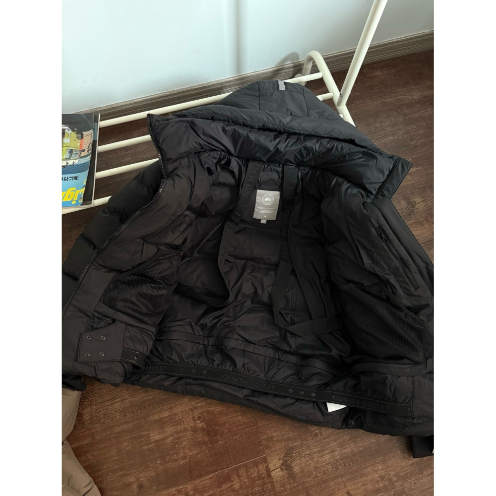 【LUNA-K】Canada Goose 大鵝90鵝絨雙層防風防水羽絨外套 黑色 棕色色＊XS-2XL。C51206-細節圖9