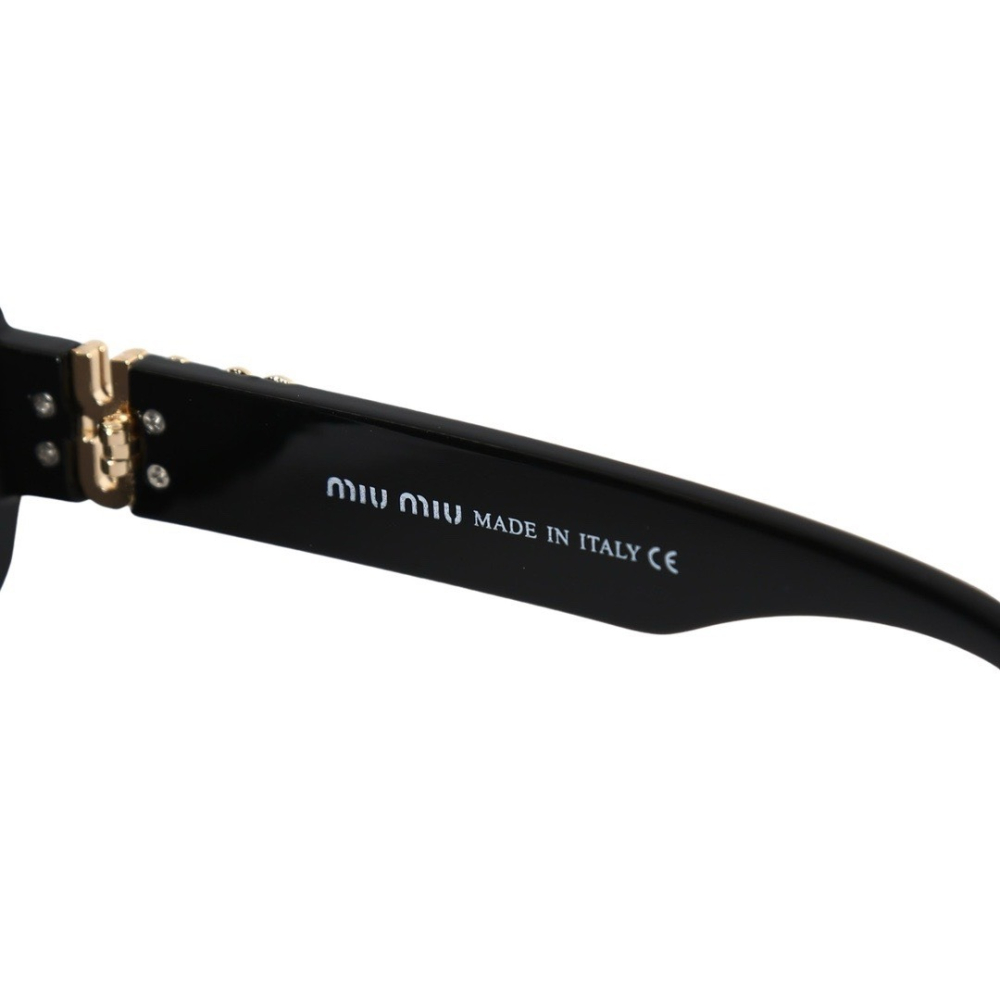 【LUNA-K】MIU MIU Glimpse 黑灰色太陽眼鏡。E60101-細節圖7