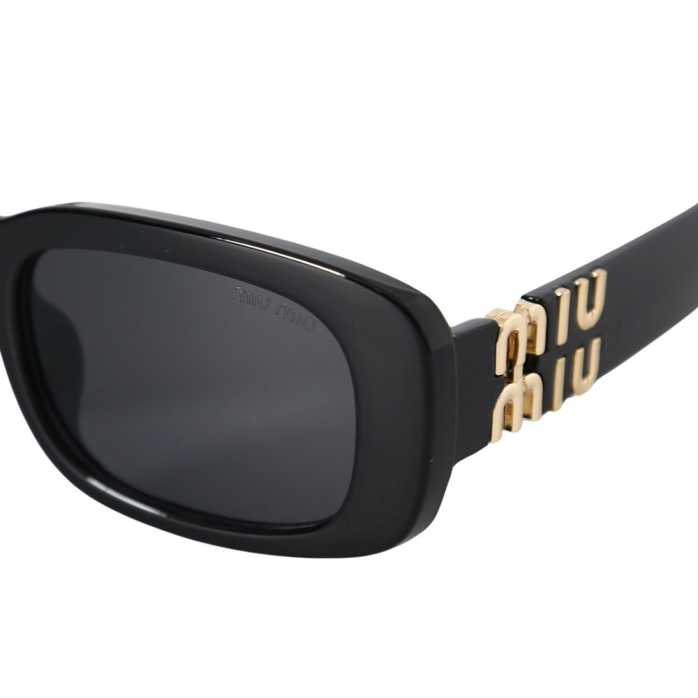 【LUNA-K】MIU MIU Glimpse 黑灰色太陽眼鏡。E60101-細節圖9