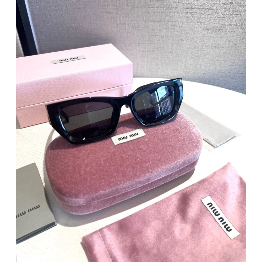 【LUNA-K】MIU MIU 09WS 復古貓眼太陽眼鏡。E60102-細節圖2