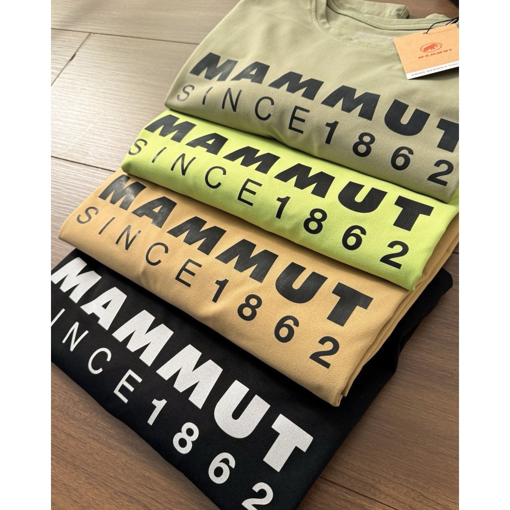 【LUNA-K】MAMMUT 猛瑪象秋款戶外休閒棉質長袖T 黑色 淺綠 黃色 螢光綠 ＊M-3XL。C60903-細節圖9