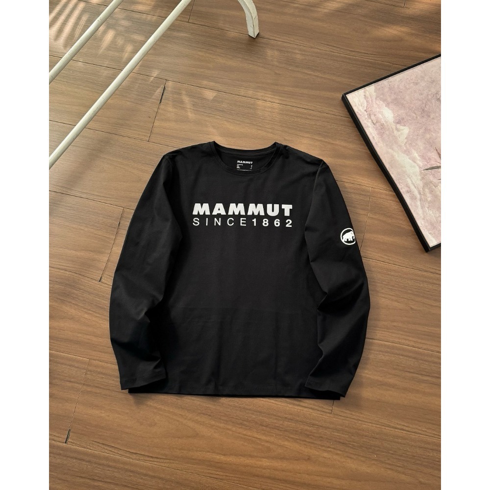 【LUNA-K】MAMMUT 猛瑪象秋款戶外休閒棉質長袖T 黑色 淺綠 黃色 螢光綠 ＊M-3XL。C60903-規格圖9