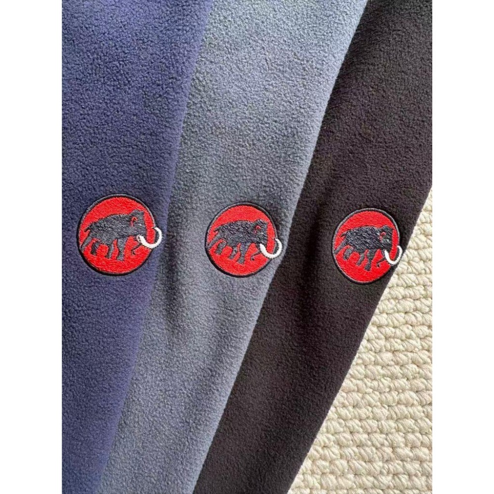 【玩衣櫥】MAMMUT 猛瑪象 立領開衫外套 黑色 藏青 灰色＊M~3XL。51095A-細節圖6