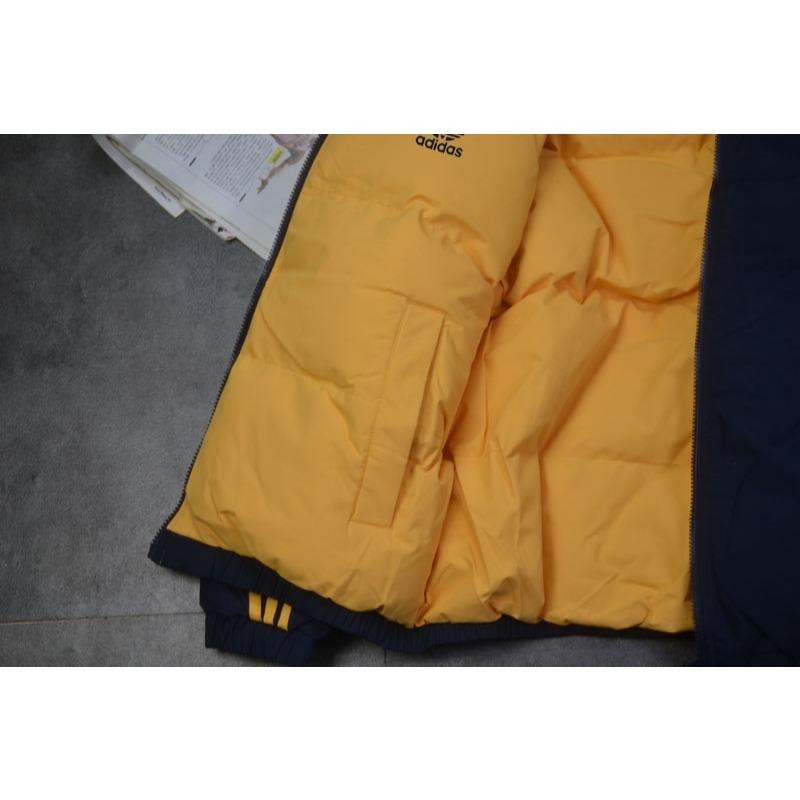 【玩衣櫥】Adidas orginal 三葉草 雙面穿防風防潑水外套 黑 藏青 米白 湖藍＊M~3XL。51060A-細節圖2