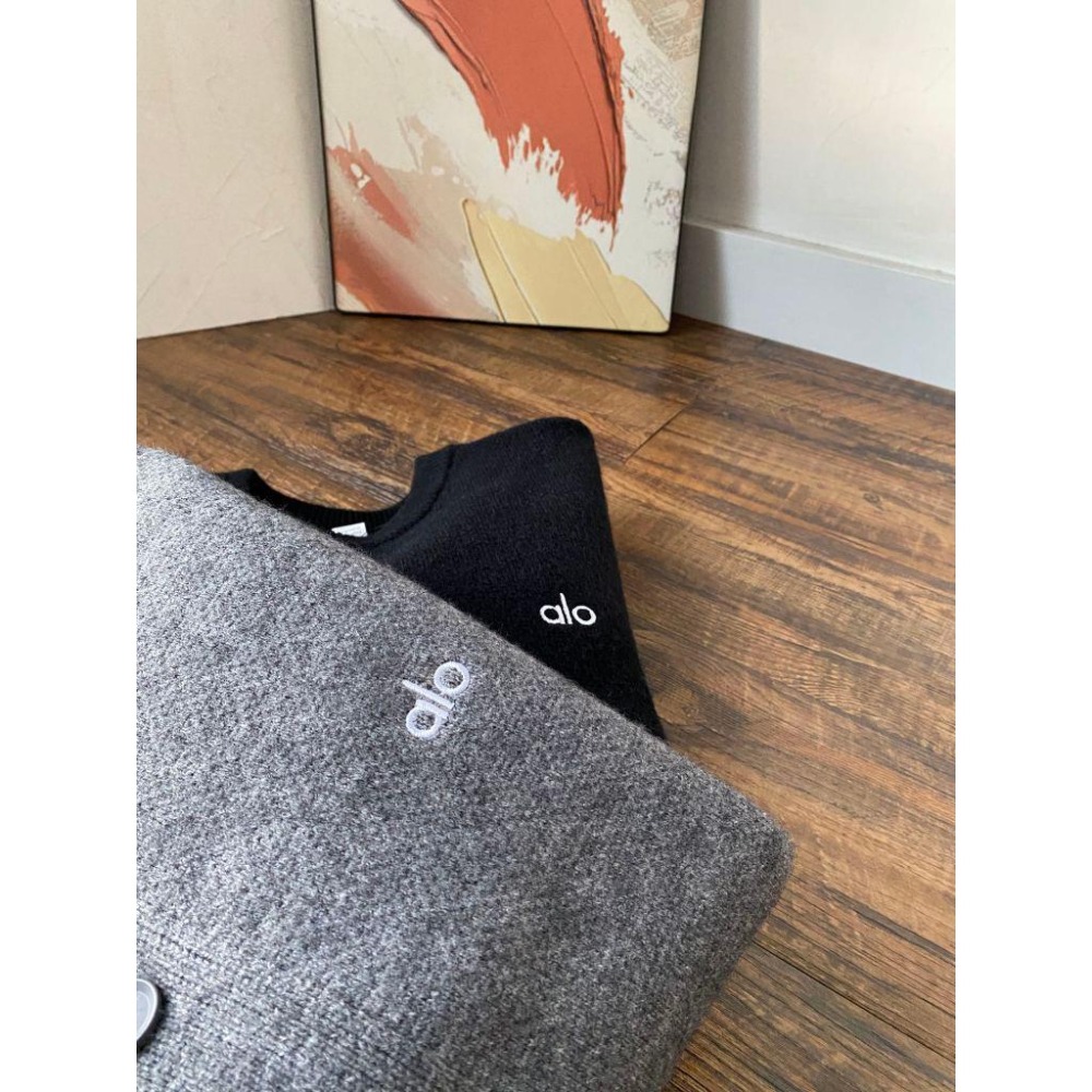 【玩衣櫥】alo yoga 針織開衫 男款 黑色 灰色＊M~2XL。50962A-細節圖5