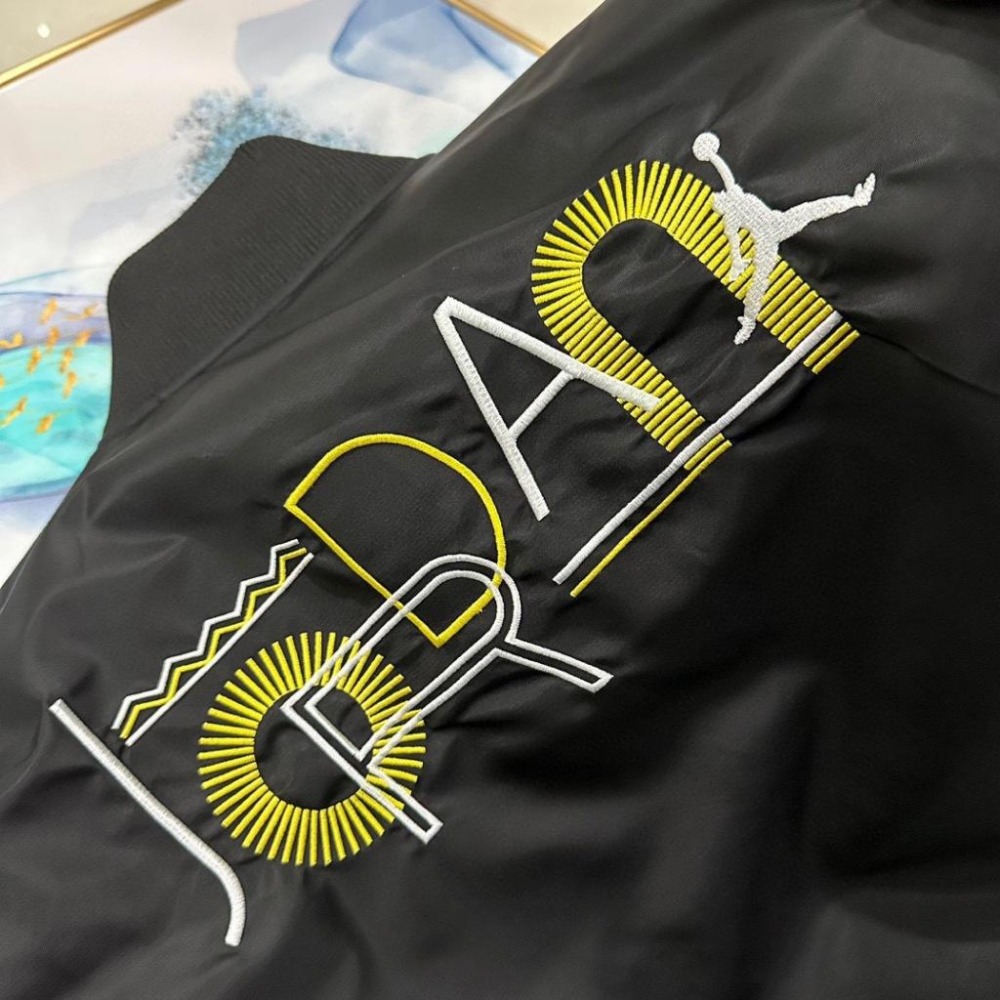 【玩衣櫥】AIR JORDAN 機能衝鋒棒球外套 黑色＊M~2XL。51098A-細節圖3