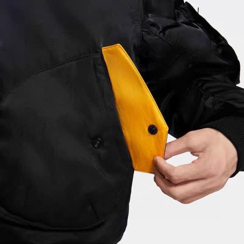 【玩衣櫥】AIR JORDAN 機能衝鋒棒球外套 黑色＊M~2XL。51098A-細節圖8