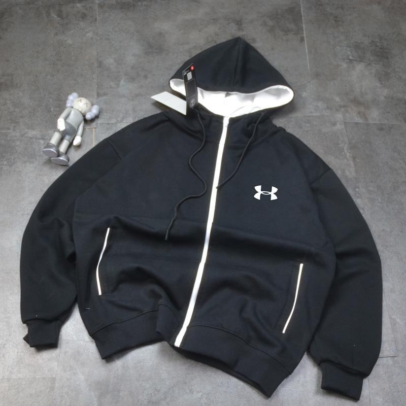 【玩衣櫥】UNDER ARMOUR 運動休閒連帽外套 黑色 白色 藏青＊S~3XL。51091A-細節圖7