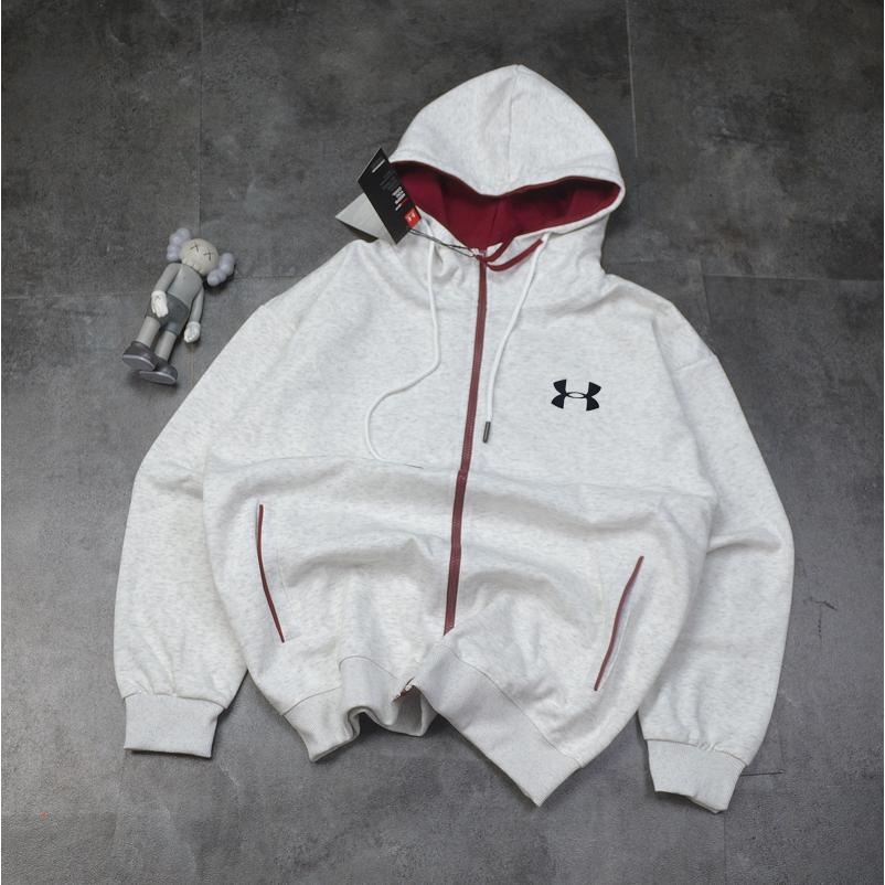 【玩衣櫥】UNDER ARMOUR 運動休閒連帽外套 黑色 白色 藏青＊S~3XL。51091A-細節圖8