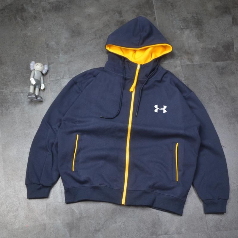 【玩衣櫥】UNDER ARMOUR 運動休閒連帽外套 黑色 白色 藏青＊S~3XL。51091A-細節圖9