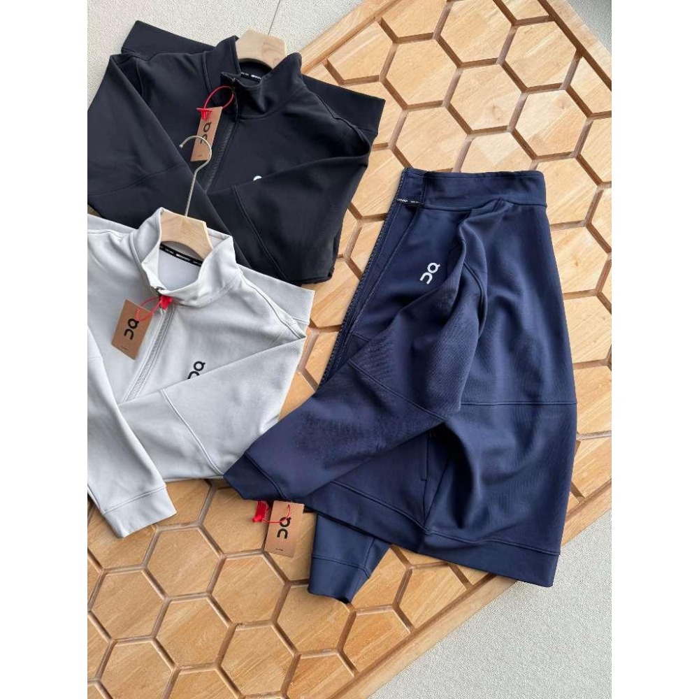 【玩衣櫥】ON 昂跑 秋冬新款針織立領外套 黑色 灰色 藏青＊M~3XL。51058A-細節圖3