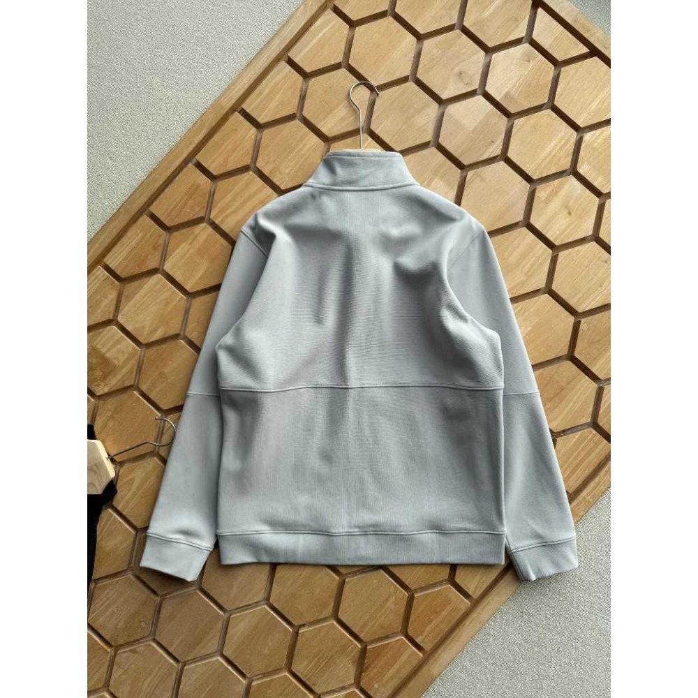 【玩衣櫥】ON 昂跑 秋冬新款針織立領外套 黑色 灰色 藏青＊M~3XL。51058A-細節圖4