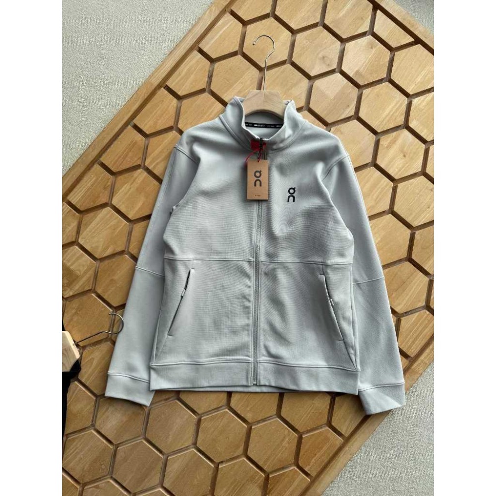 【玩衣櫥】ON 昂跑 秋冬新款針織立領外套 黑色 灰色 藏青＊M~3XL。51058A-細節圖6