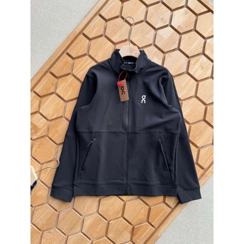 【玩衣櫥】ON 昂跑 秋冬新款針織立領外套 黑色 灰色 藏青＊M~3XL。51058A-細節圖7