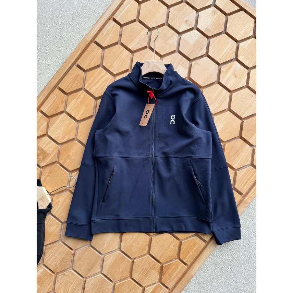 【玩衣櫥】ON 昂跑 秋冬新款針織立領外套 黑色 灰色 藏青＊M~3XL。51058A-細節圖8