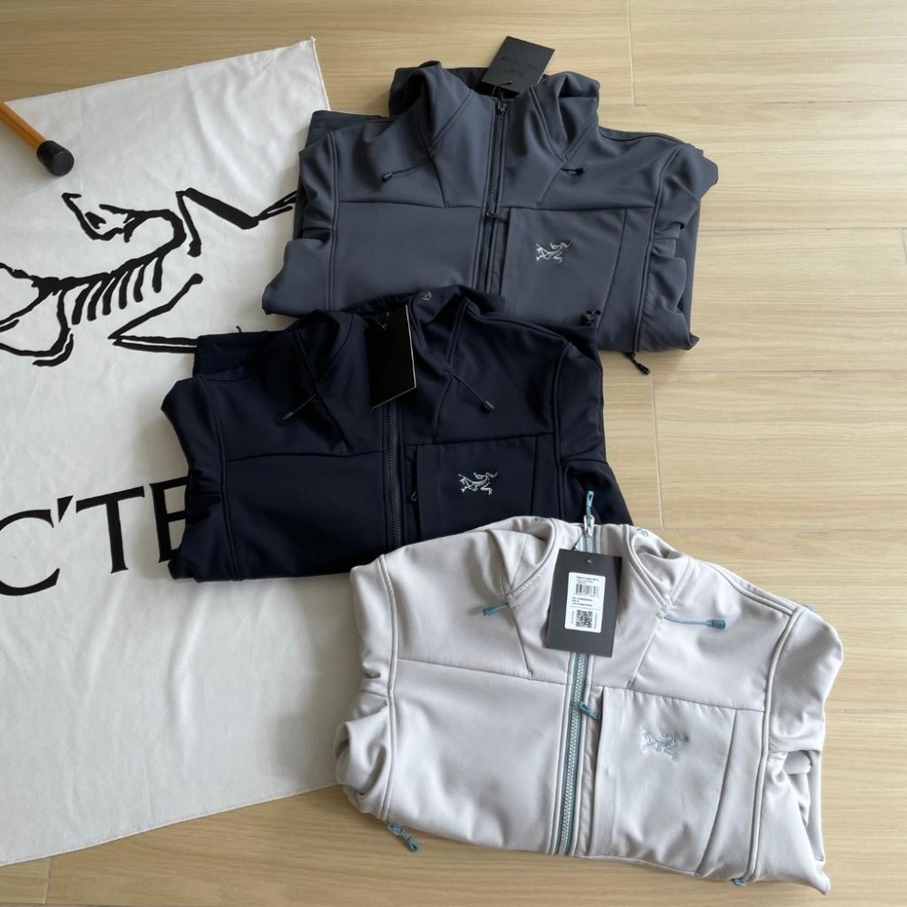 【玩衣櫥】Arc＇teryx gamma mx hoody 衝鋒衣外套 白色 黑色 灰色＊L~3XL。50957A-細節圖2