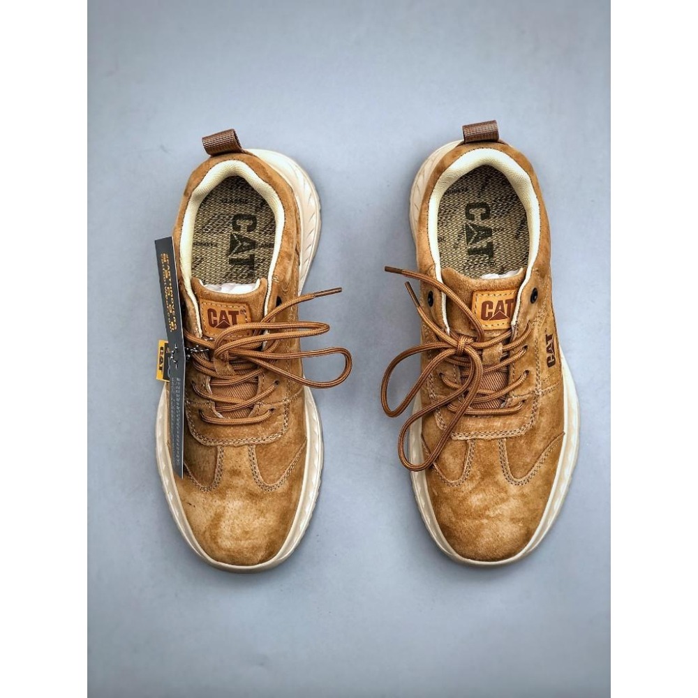 【玩衣櫥】CAT Tramp Hike Low 休閒男鞋 卡其色＊EU39~44。50968D-細節圖4