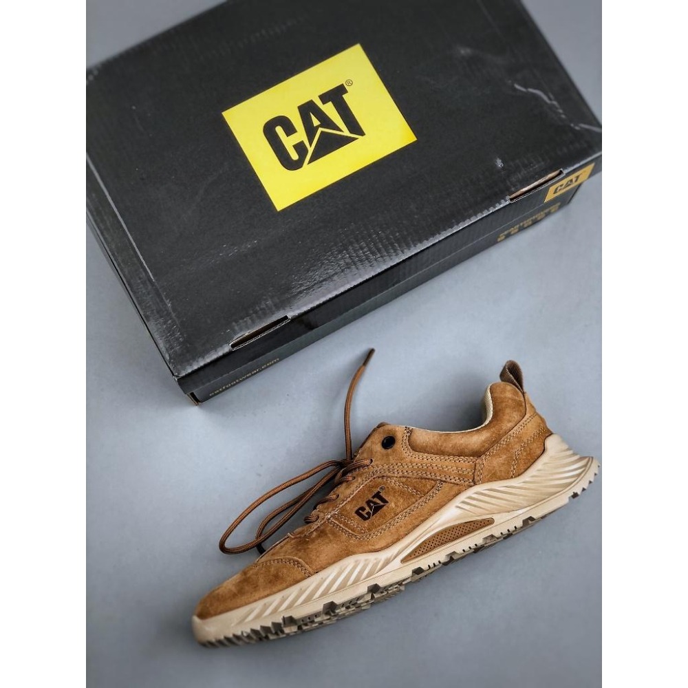 【玩衣櫥】CAT Tramp Hike Low 休閒男鞋 卡其色＊EU39~44。50968D-細節圖6