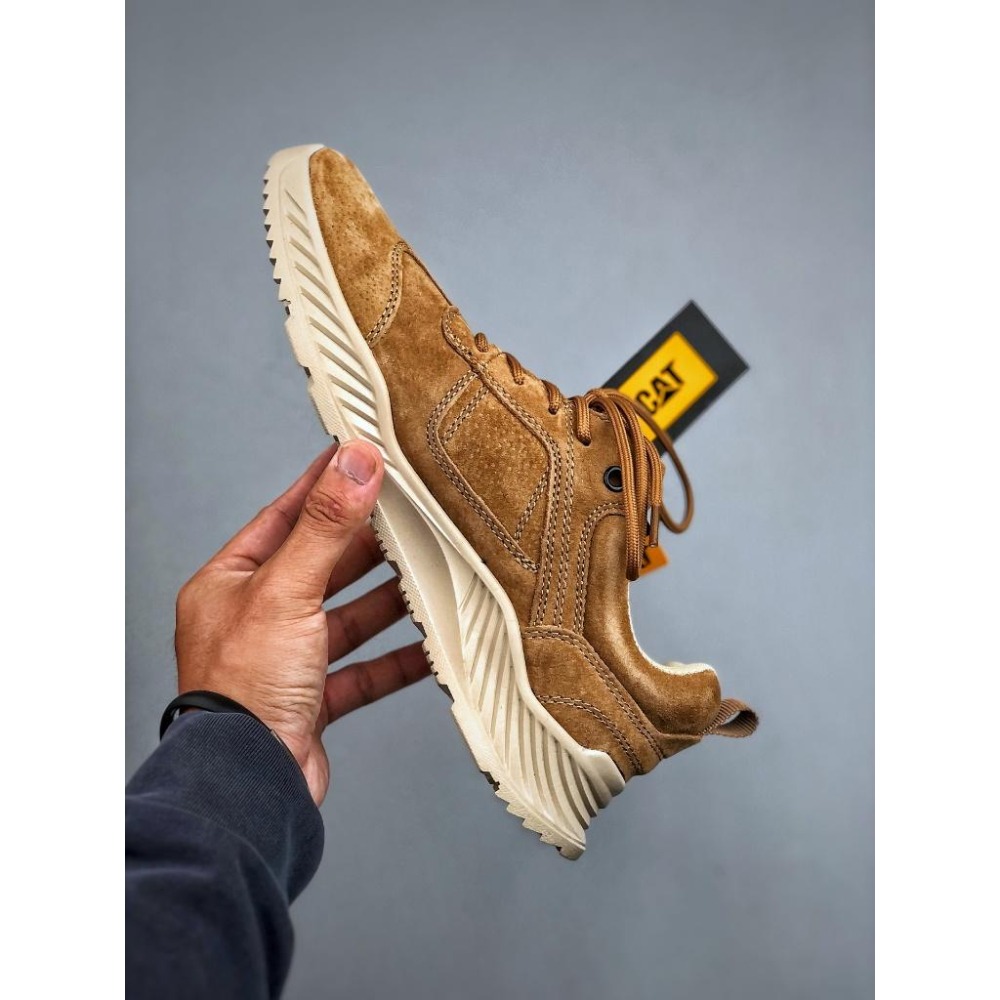 【玩衣櫥】CAT Tramp Hike Low 休閒男鞋 卡其色＊EU39~44。50968D-細節圖7