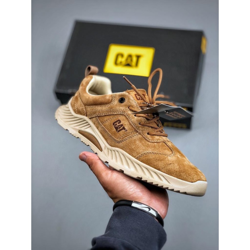 【玩衣櫥】CAT Tramp Hike Low 休閒男鞋 卡其色＊EU39~44。50968D-細節圖8