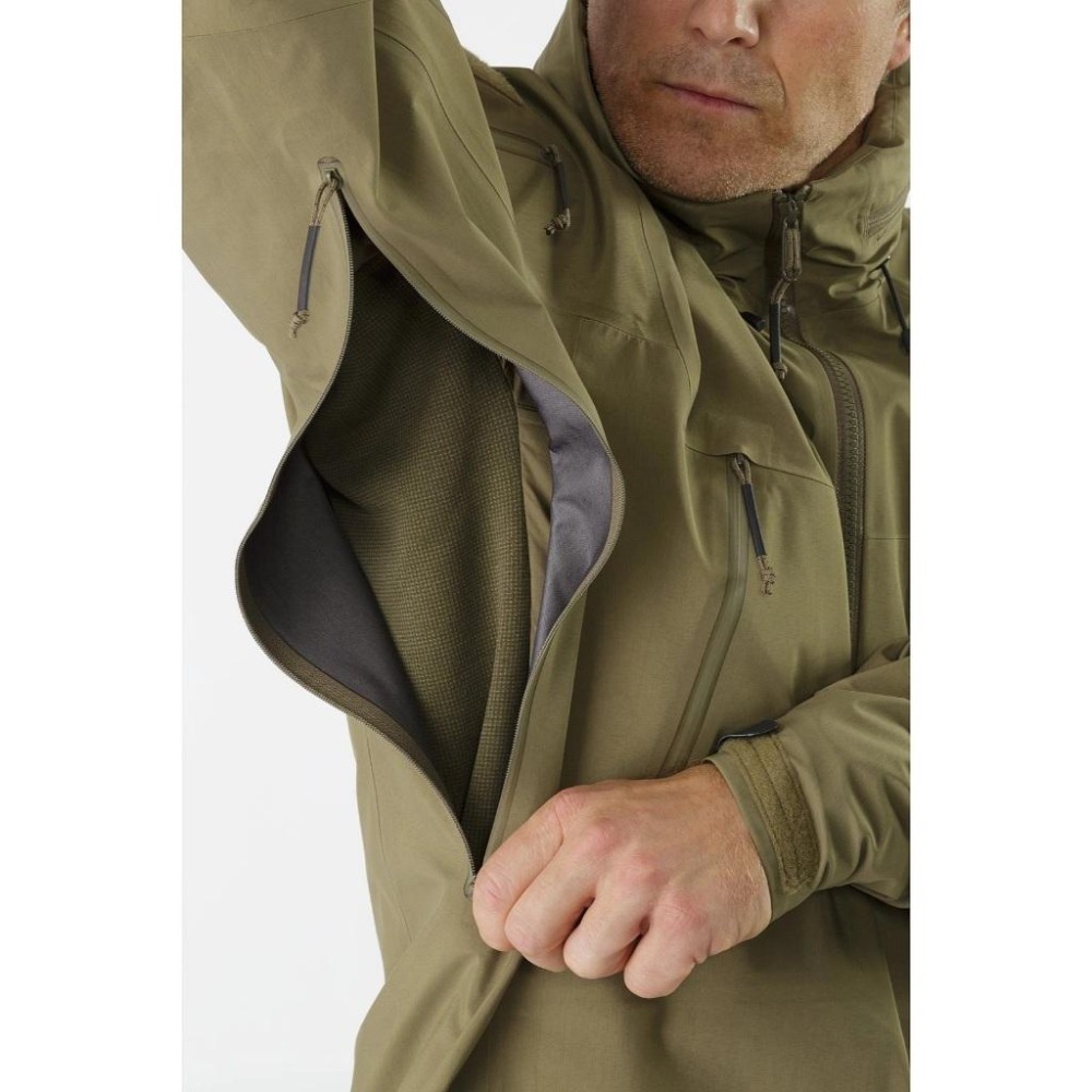 【玩衣櫥】Arc＇teryx Alpha Leaf Jacket gen2 黑 灰 鱷魚 軍綠＊S~3XL。50976A-細節圖4