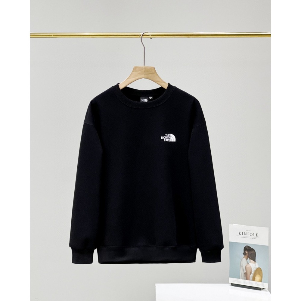 【玩衣櫥】THE NORTH FACE 圓領長T恤 白色 灰色 米色 深灰色 藏青 黑色＊M~3XL。50861A-細節圖6