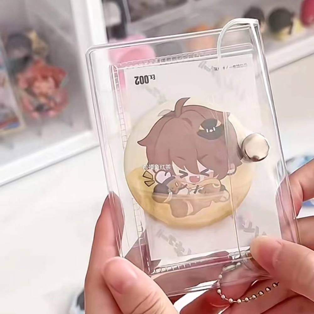 現貨✨ 【谷子PVC卡包/收納包 】透明/閃粉-規格圖1