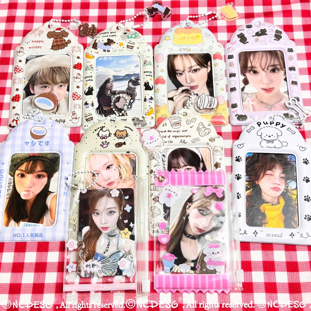 現貨速出🚚 【PVC硬卡套/軟卡套～】 閃亮小蘋果/雨季森林/銀色樂譜-規格圖1