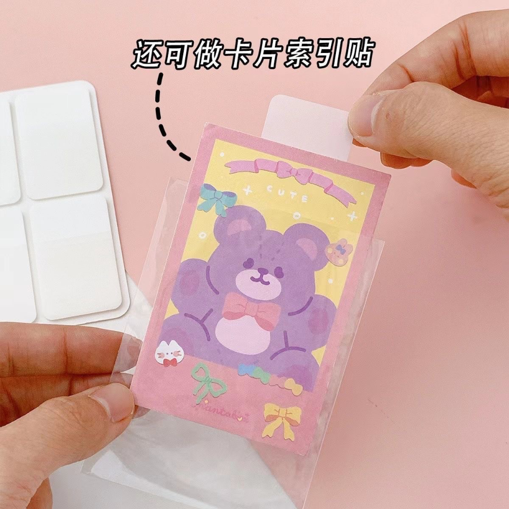 現貨✨【ins白色標籤索引貼】 中號/小號-細節圖4