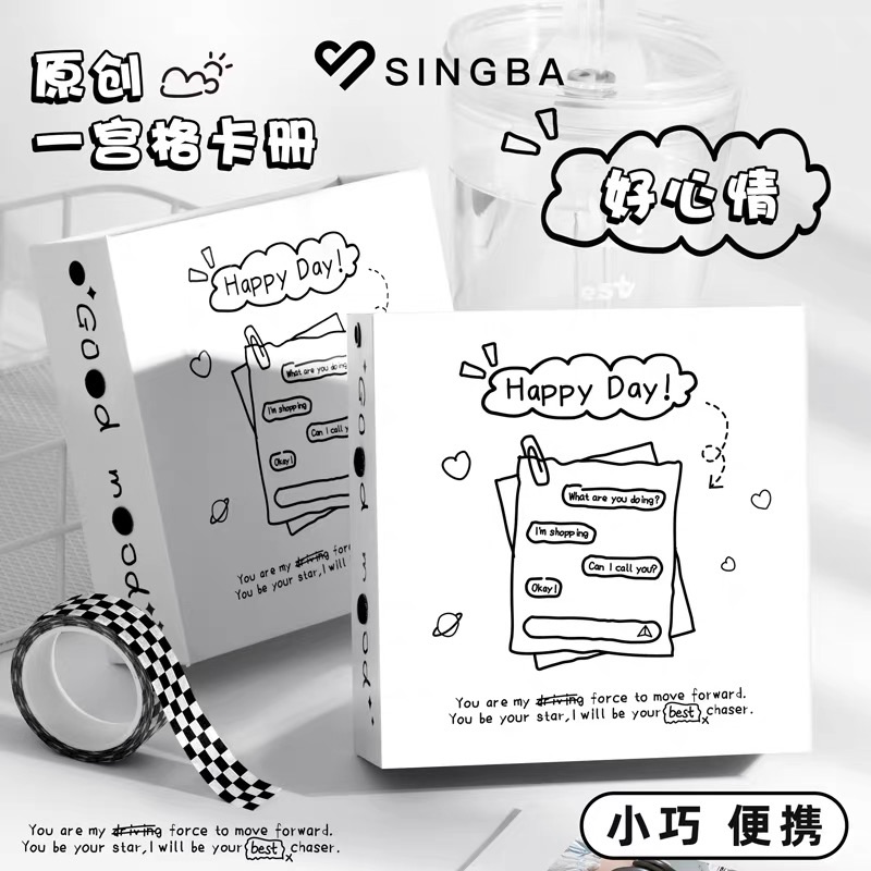 現貨✨ 【磁吸封面！SINGBA 特厚一宮格卡冊】2款（內頁賣場可加購）-細節圖2