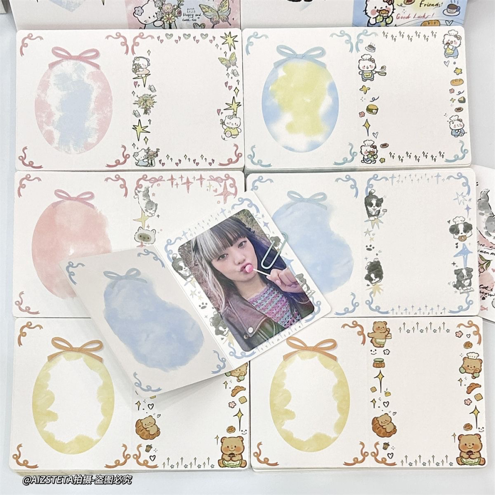 現貨✨【ins貓狗童趣對折頁10x15cm】 隨機20入-細節圖2