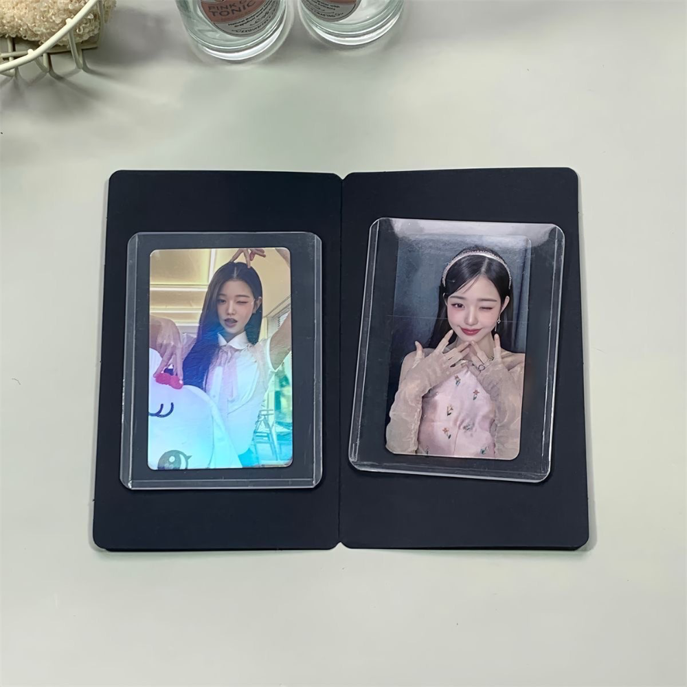 現貨✨ 【實用派！純色對折頁】 小卡黑/人生四格白 20入-規格圖2