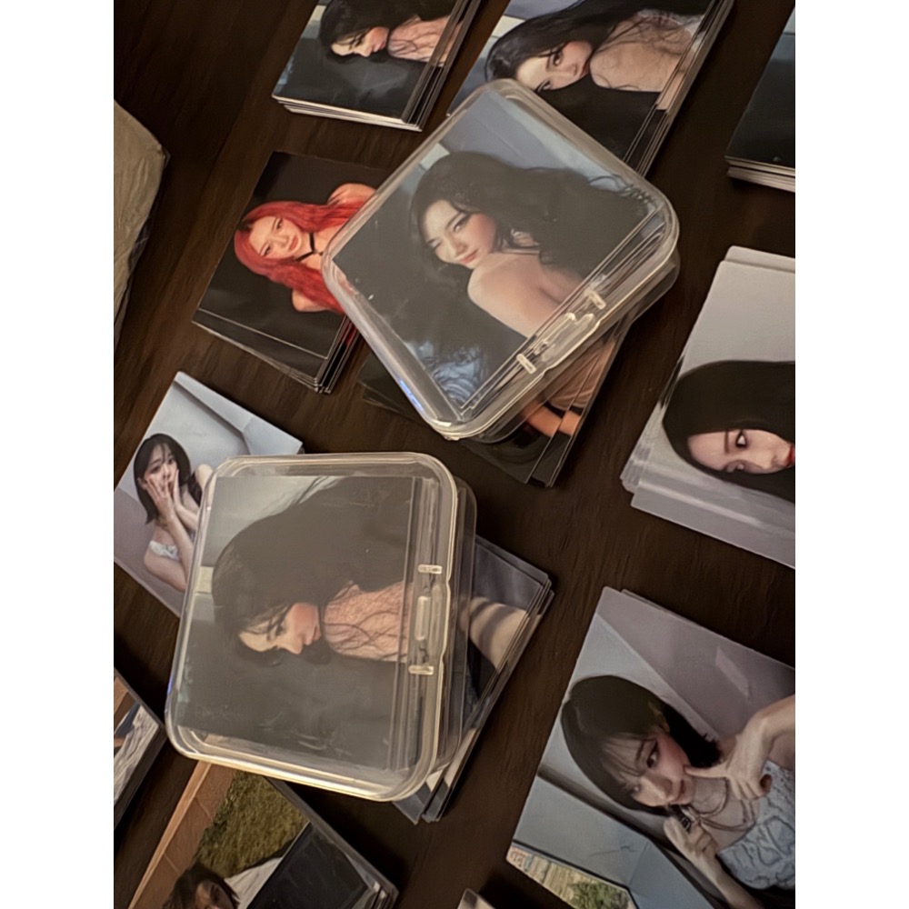 現貨🚚 【偶像自印～『小方卡』（54mm）】aespa IG系列/Dirty work系列-規格圖1